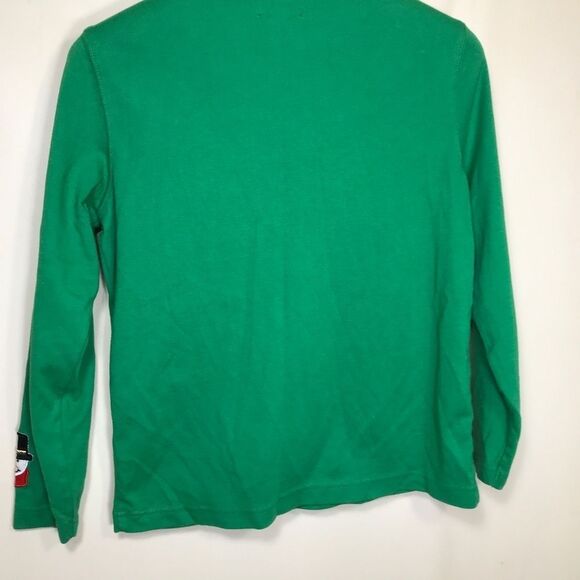 Designers Originals Studio Joy Green Snowman Top PM - Picture 5 of 5